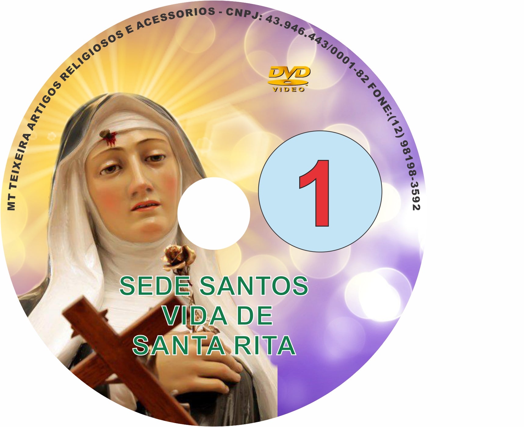 DVD Sede Santos 1 DVD Sede Santos 1